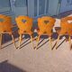Lot 8 chairs bistro brasserie chalet mountain deco