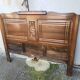 1950s oak headboard