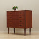 Commode en teck, design danois, années 1970, production: Danemark