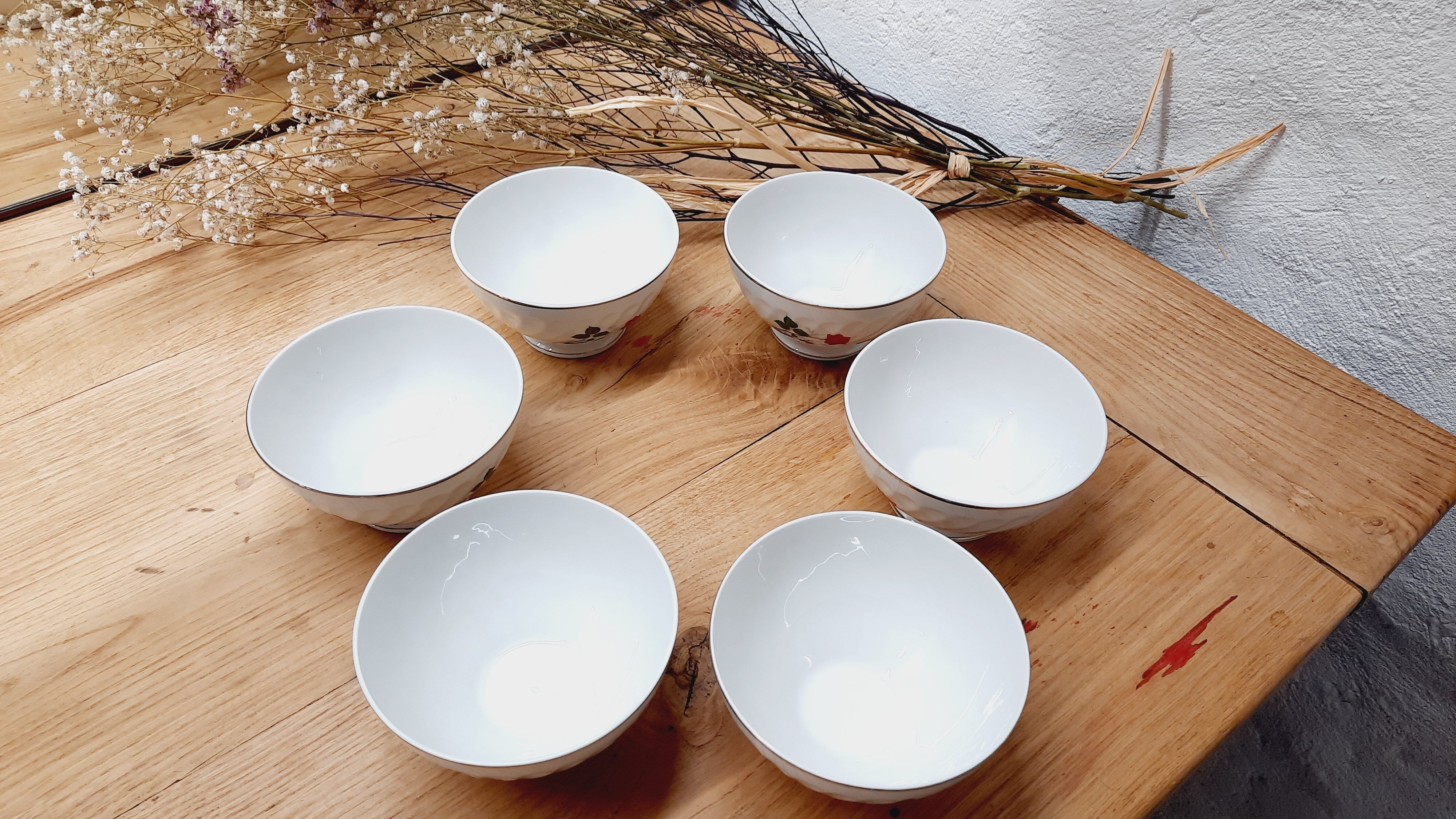 Set 6 bowls Sarreguemines