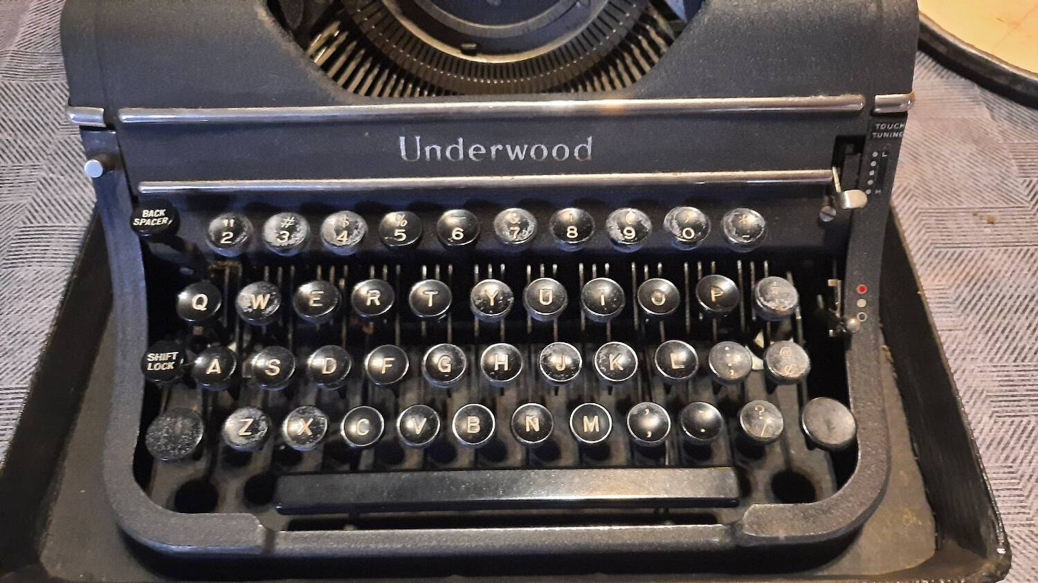 Underwood typewriter