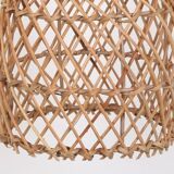 White Rattan Wall Sconce Lamp