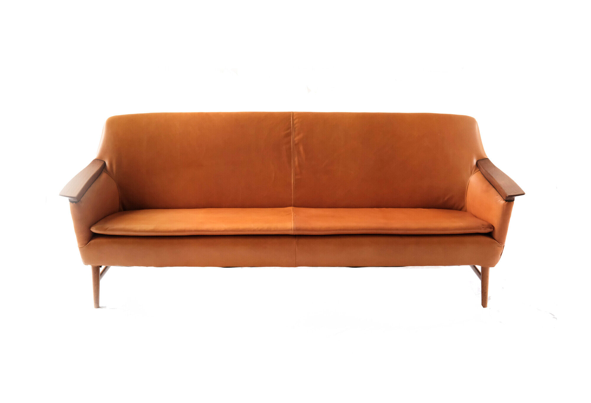 Scandinavian leather sofa, Norway 1970's