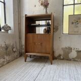 1960s oak storage unit