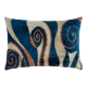 Ikat silk velvet cushion 40x60