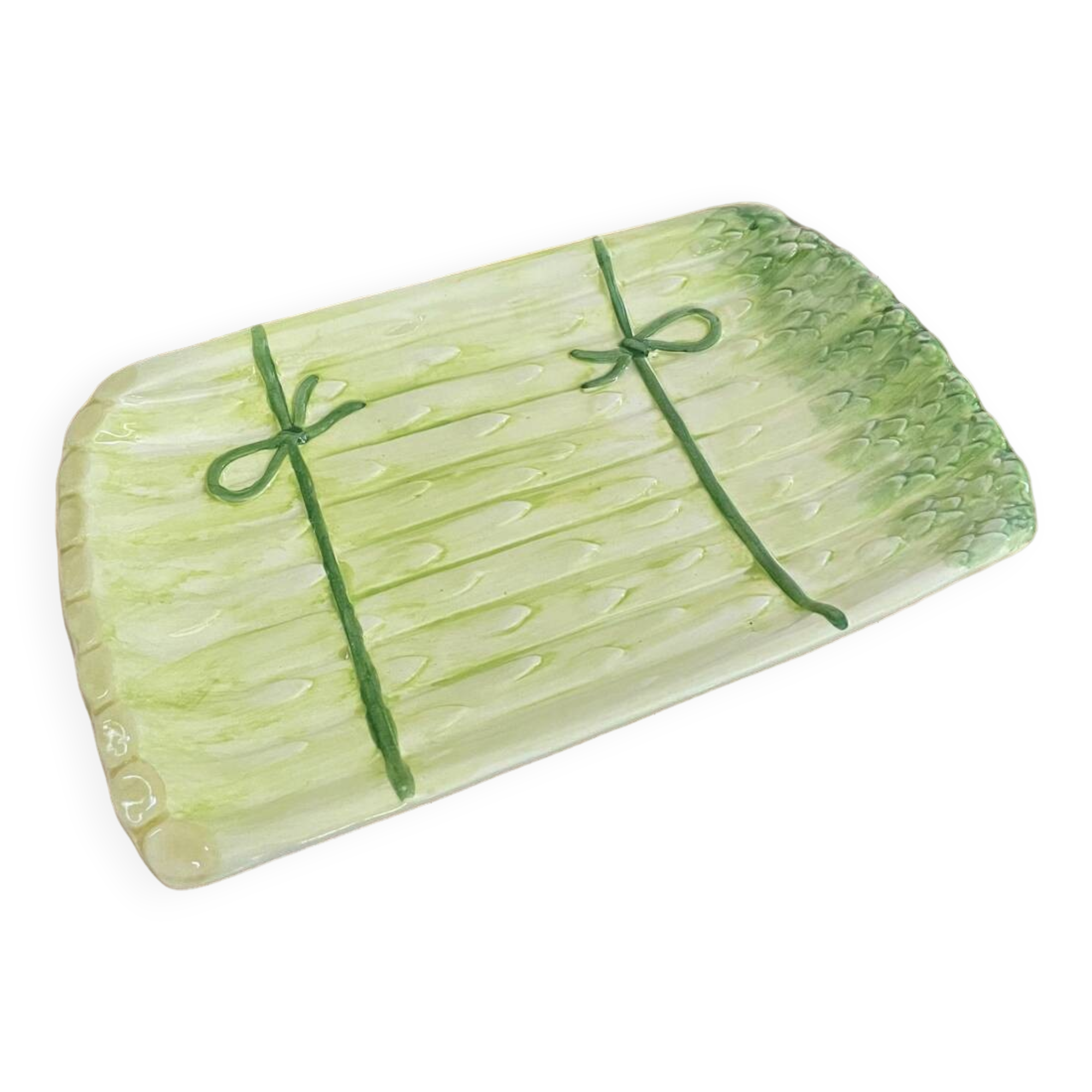 Asparagus dish Portugal barbotine