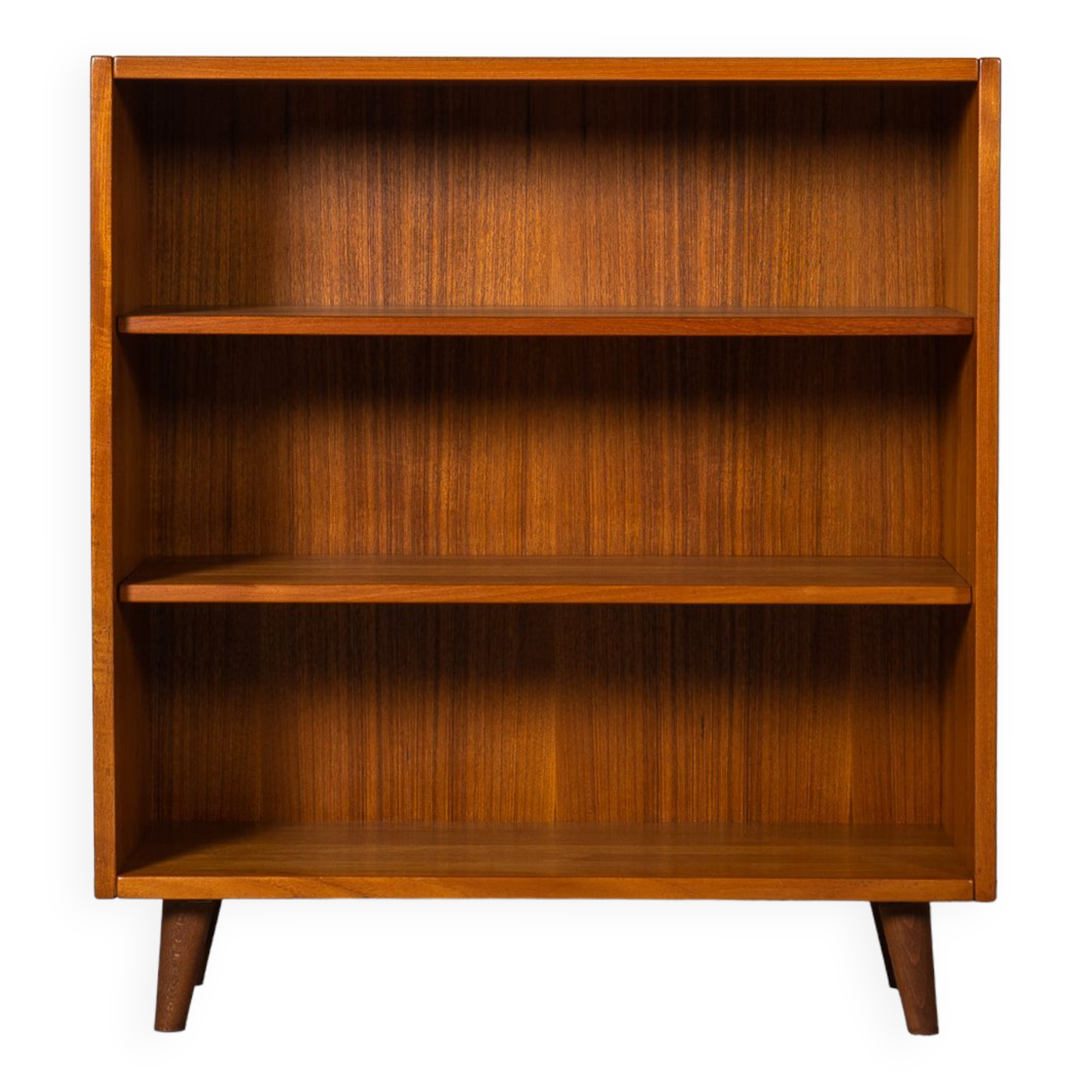 Mid century german bookcase made of solid teak, circa 1970, germany
