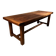 Old farmhouse table in solid oak