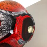 Extra Large Vintage Pop Art Opaline Florence Vase Design 1970s, Italy