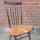 Four mid century Ercol 608 dining chairs