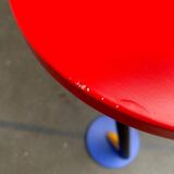 Postmodern wooden plant stand or side table