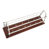 Vintage rosewood coat rack made in the 1960s