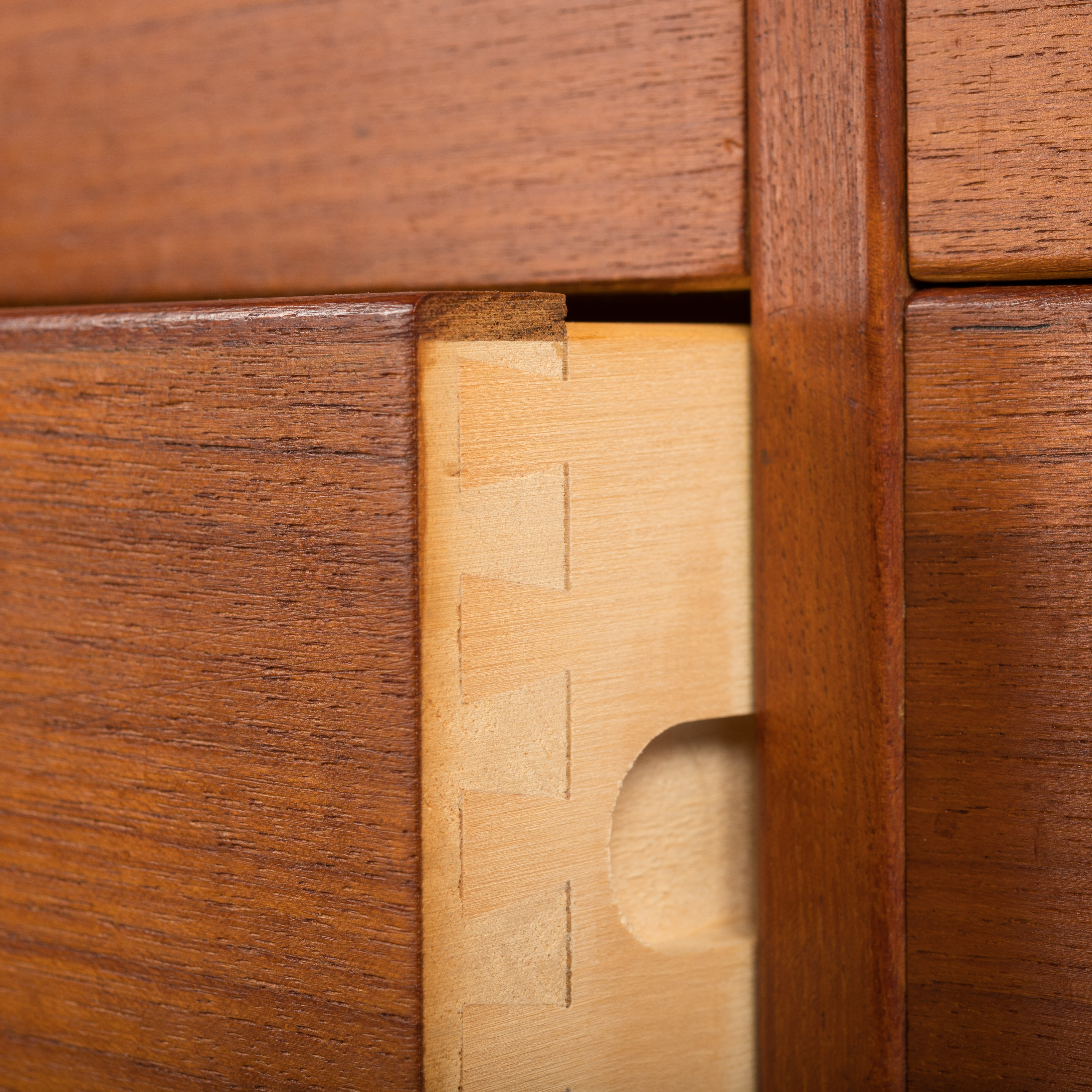 Teak chest of drawers by Kai Kristiansen for FM Mobler, 1961