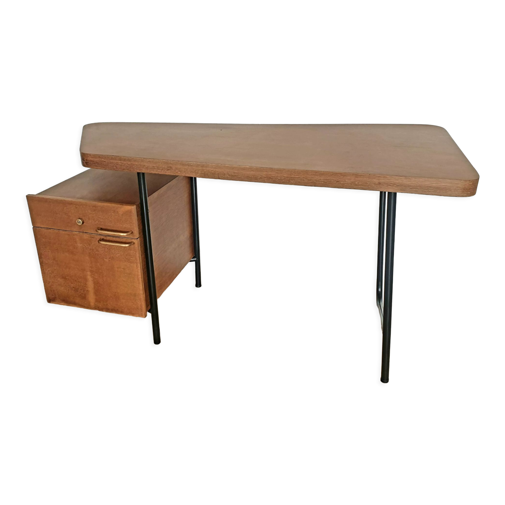 Asymmetrical desk by Georges Frydman