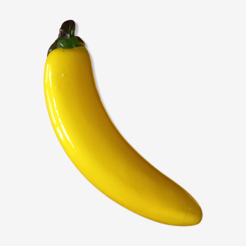 Banane en verre de Murano