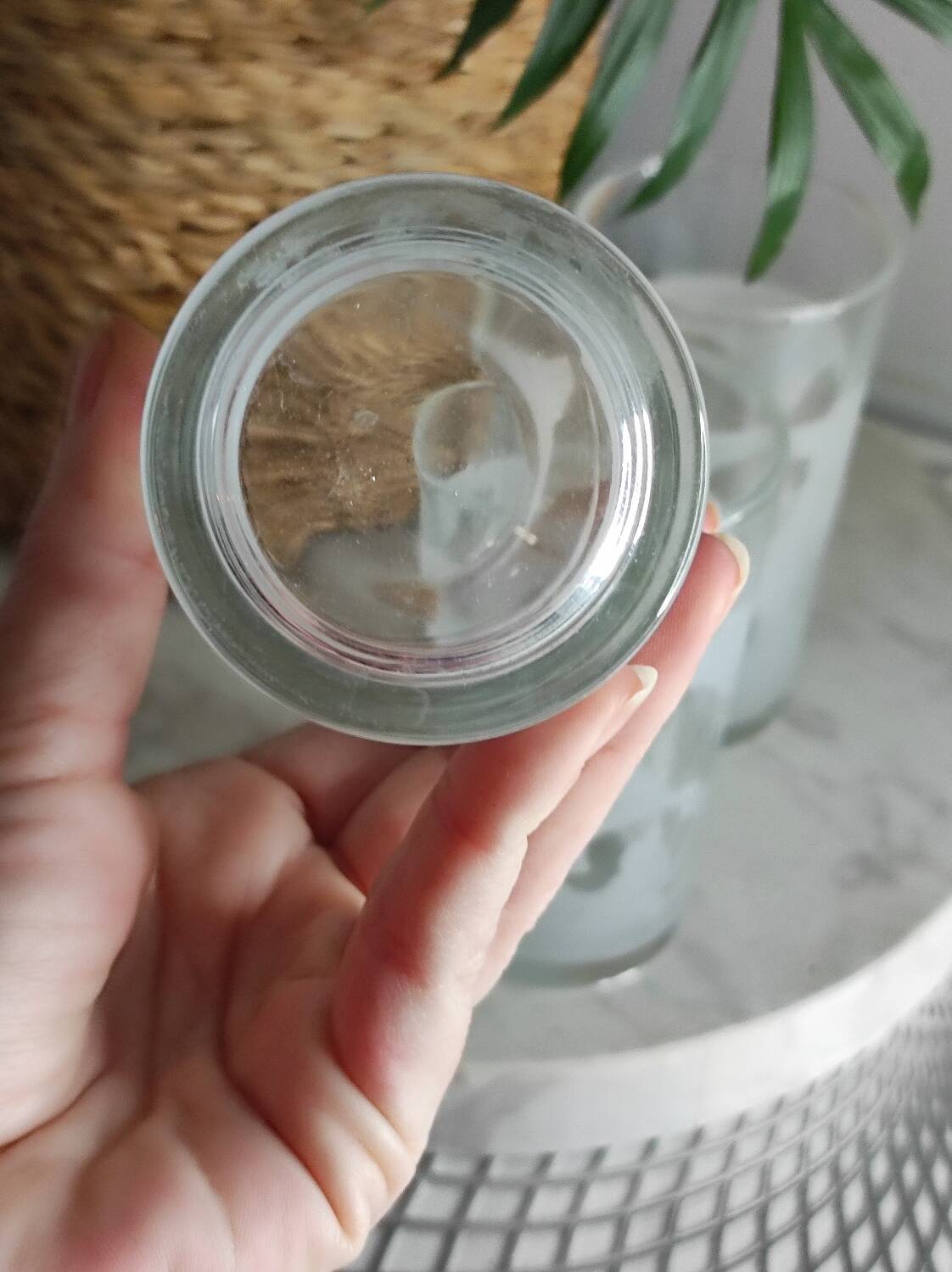 Wheat ear pattern glasses