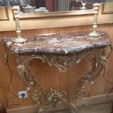 Gilded wooden console XVIIIth