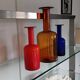 Gul vase by otto brauer - holmegaard kastrup - denmark