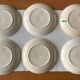 6 old earthenware dessert plates from Saint-Amand (North)