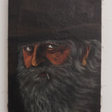 Old oil portrait - man