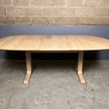 Danish Design Beech Dining Table Oval Extendable