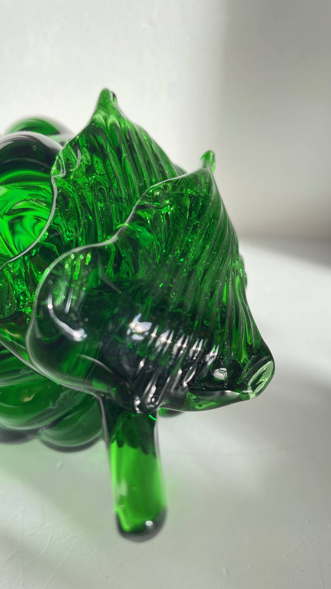 Grappe de RAISIN Verre Vert VINTAGE