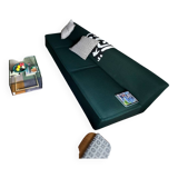 Minimalist danish green 3-seater sofa “Hood” by Common Seating