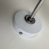 Vintage metal and opaline wall light