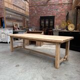 Solid oak farmhouse table