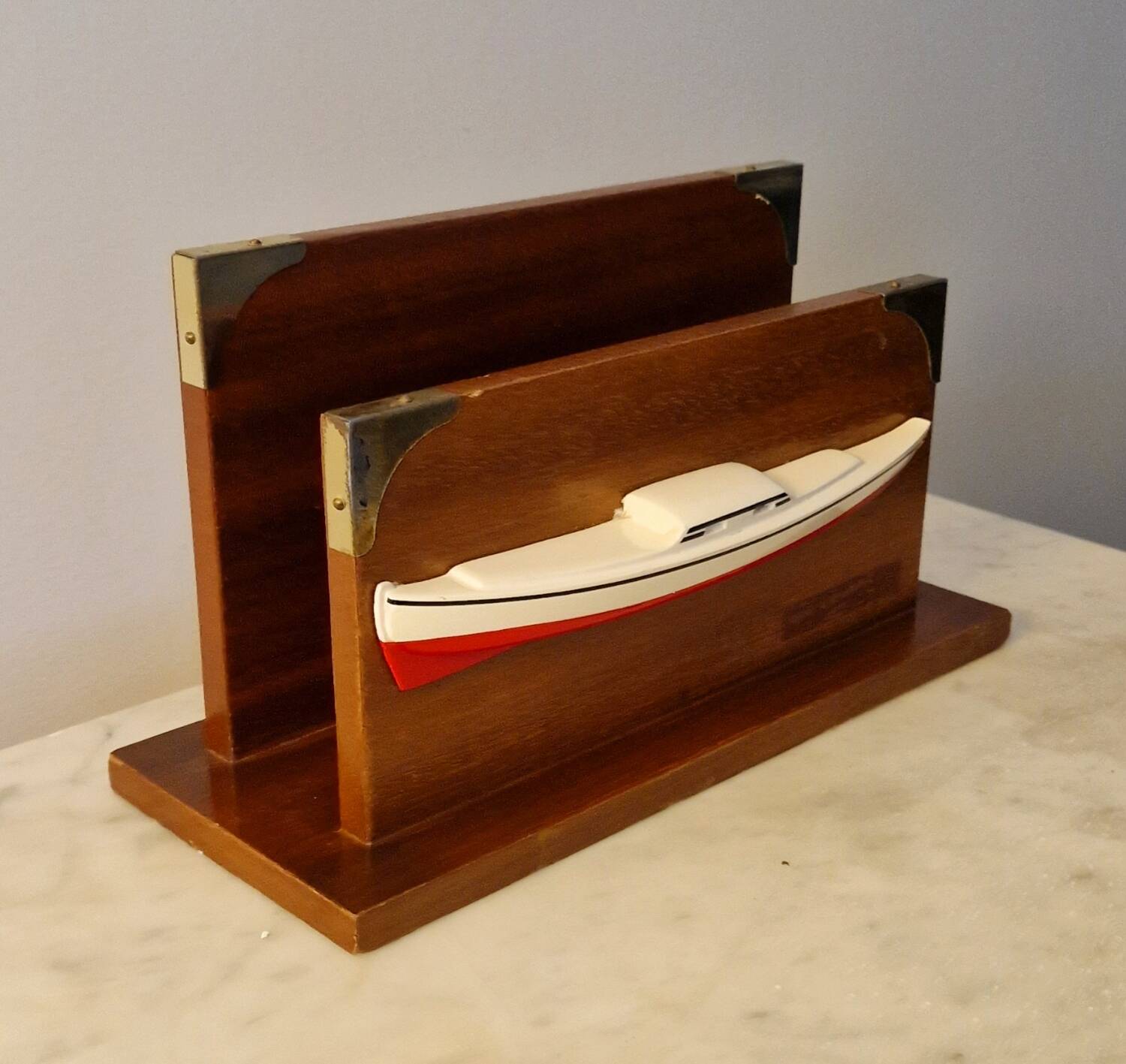 Porte courrier style bateau 1950