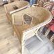 Pair of wicker armchairs