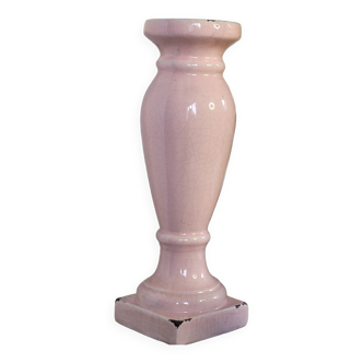 Pink candle holder
