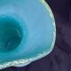 Glass paste vase, art glassworks from Toul, France