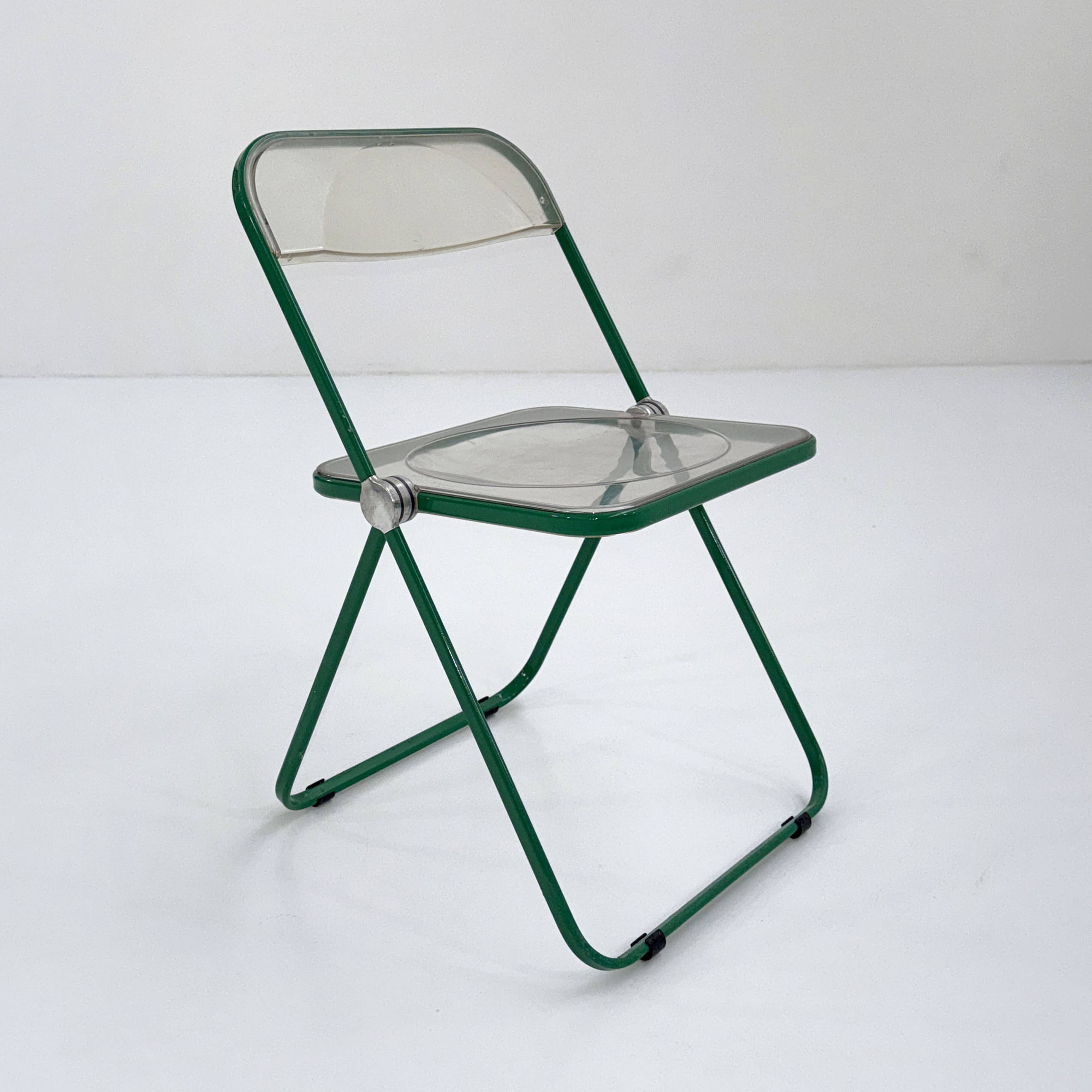 Green Plia Chair by Giancarlo Piretti for Castelli, 1960