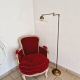 Articulated brass floor/reading lamp, 1970s