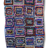 Carpet, boucherouite 105 x 160