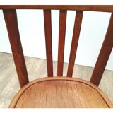 3 wooden bistro chairs