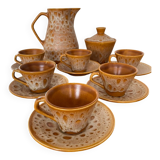 Niderviller Fauve model coffee set – 14 pieces, stamped, excellent