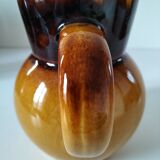 Glazed earthenware pitcher