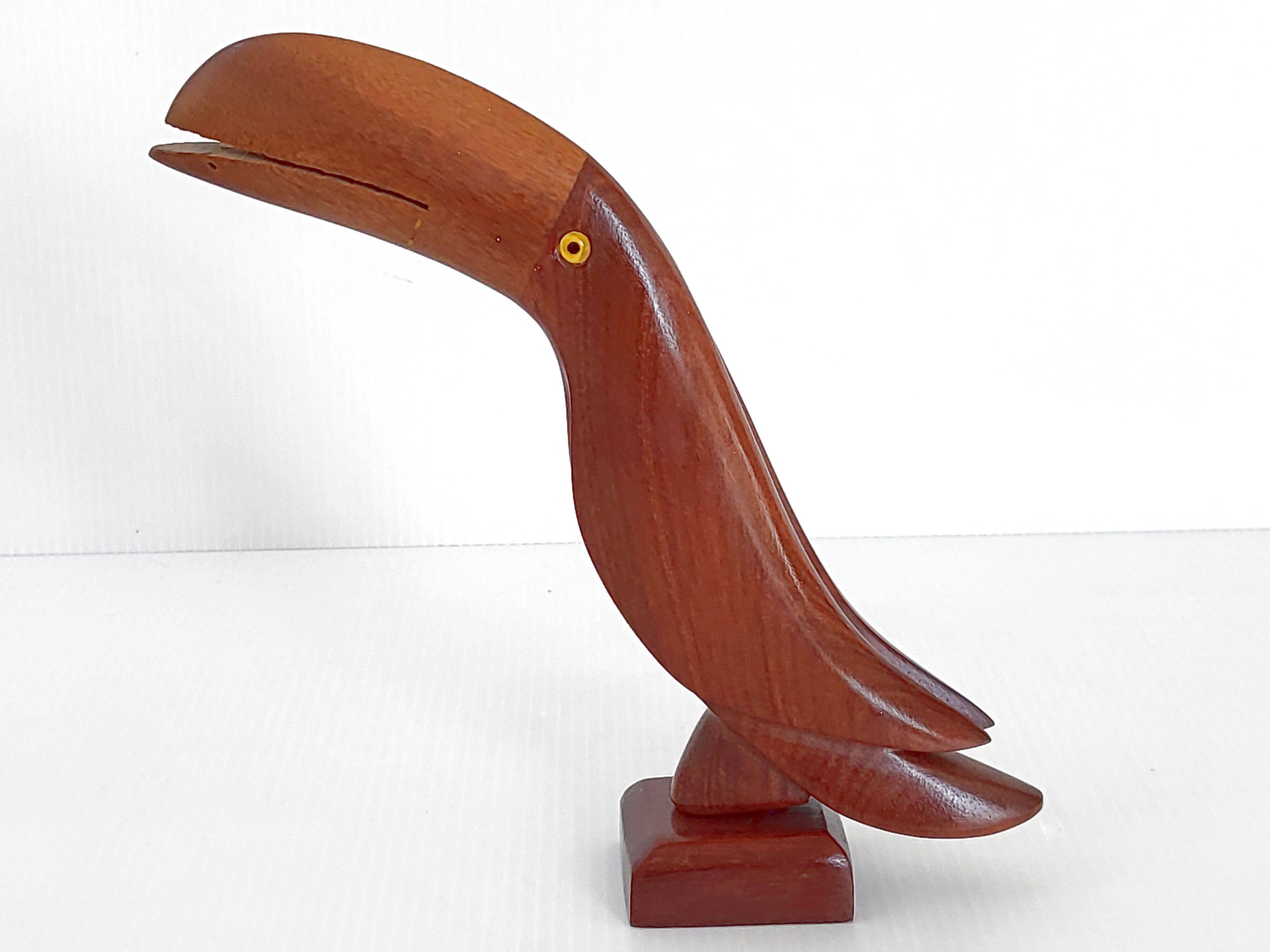 Toucan letter holder vintage 1960 Scandinavian