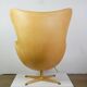 Egg chair in leather by Arne Jacobsen for Fritz Hansen Limited anniversary edition