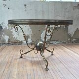 Brass coffee table by Petitot