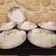 Set of 6 floral deep plates by Arcopal – 1970s/80s – Ø18 cm
