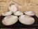 Set of 6 floral deep plates by Arcopal – 1970s/80s – Ø18 cm
