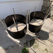 Fusion model table and 4 chairs set by Sandra Kragnert Swedish 90s