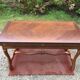 Modular vintage oak coffee table with Albert Ducrot's magical system