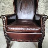 Wingback club chair