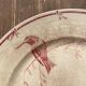 Gien dessert plate x4