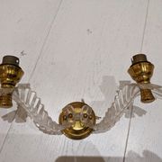 Vintage brass wall light