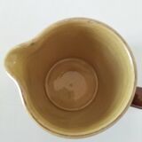 Petit pot à lait caramel à pois – Poterie savoyarde vintage